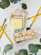 Load image into Gallery viewer, Teacher Eraser or Sticky Note Set