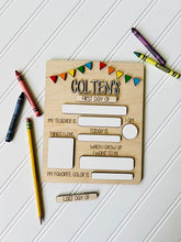 Load image into Gallery viewer, Back to School Sign