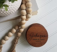 Load image into Gallery viewer, Personalized Acacia Coasters