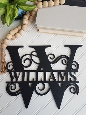 Personalized Monogram Sign