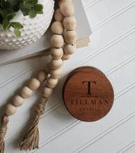 Load image into Gallery viewer, Personalized Acacia Coasters