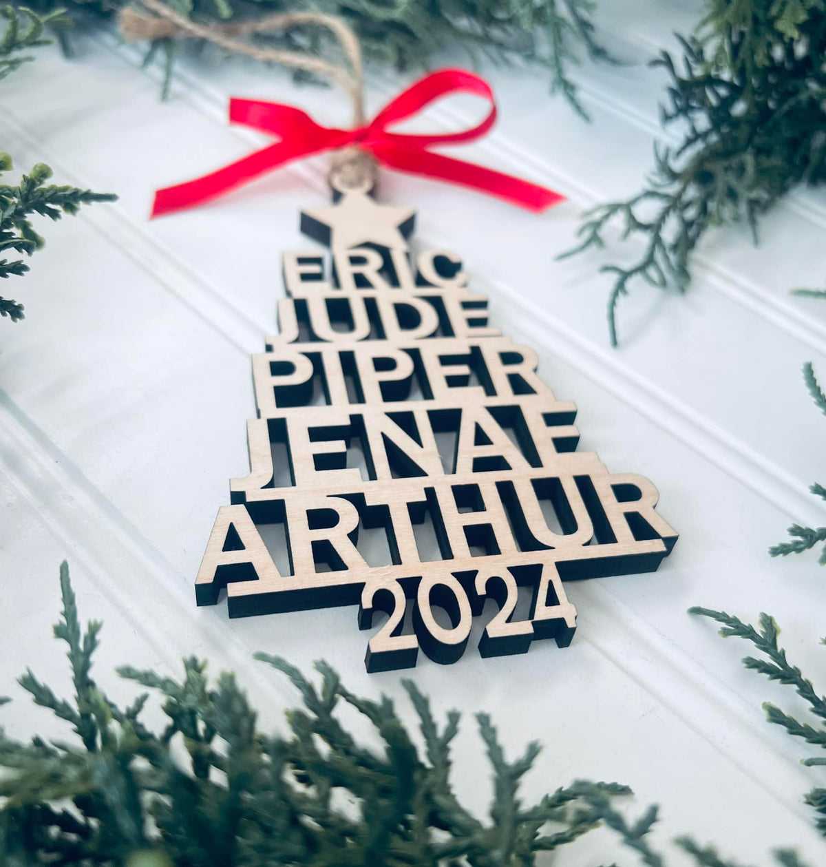 Tree Name Ornament