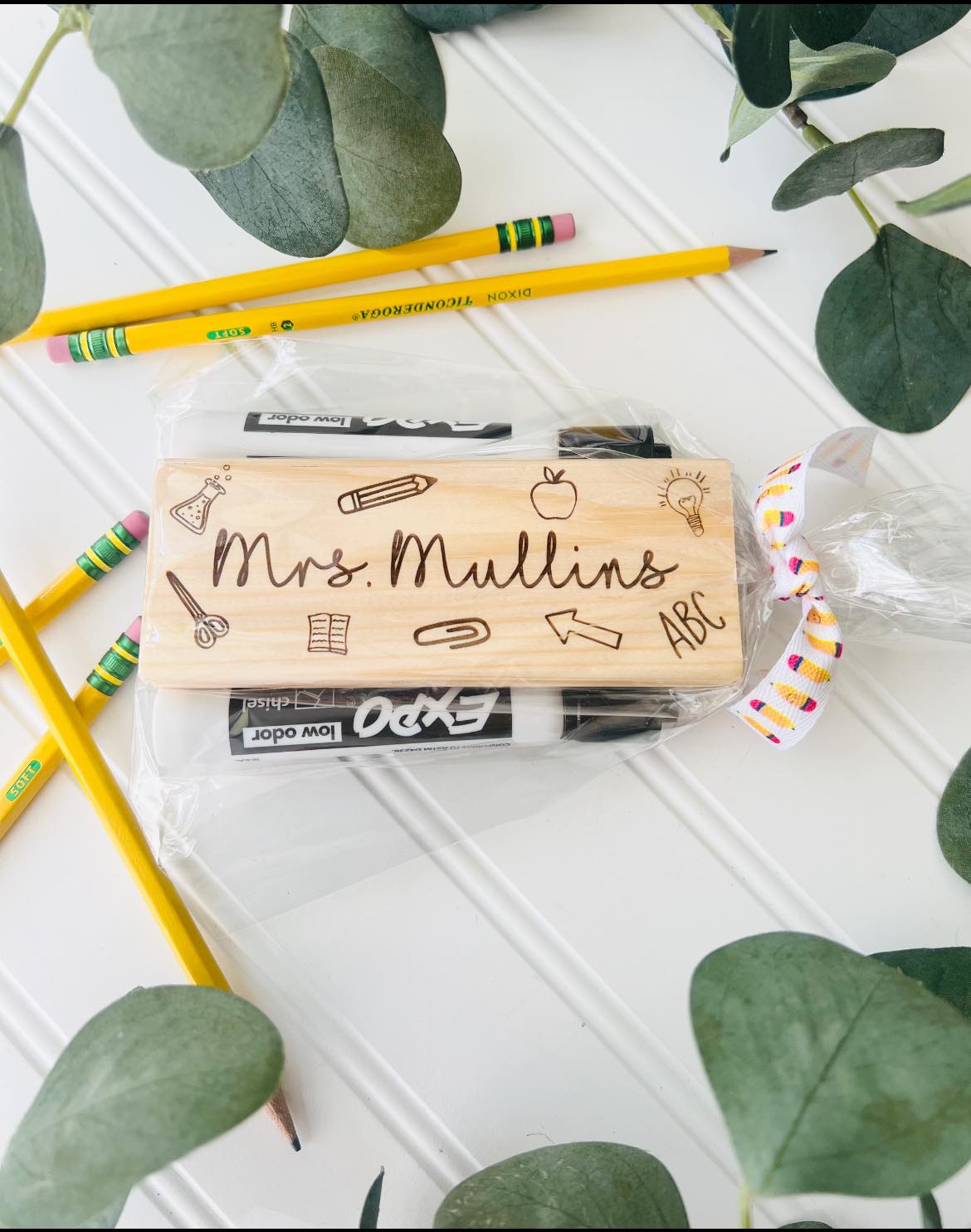 Teacher Eraser or Sticky Note Set