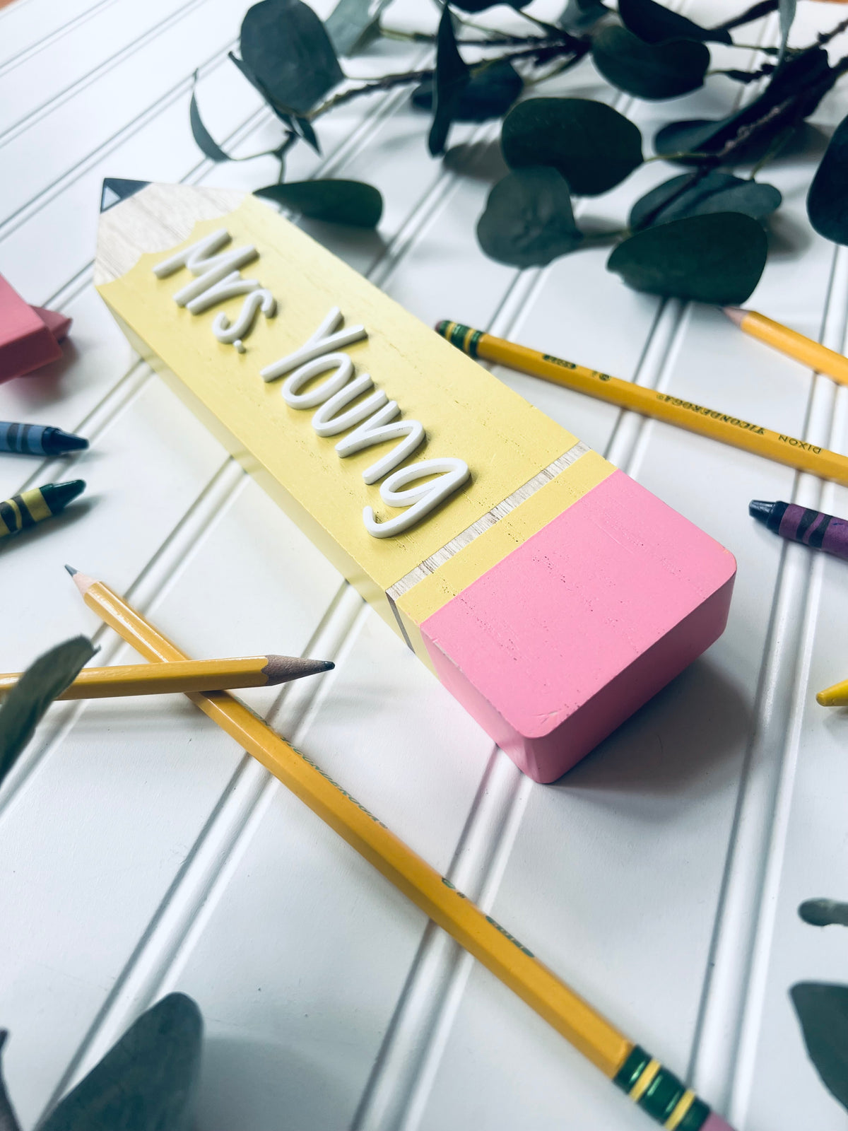 Pencil Desk Name