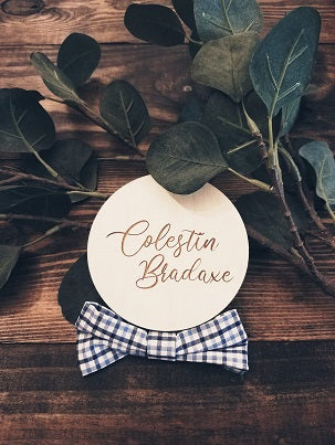 Baby Name Announcement Round