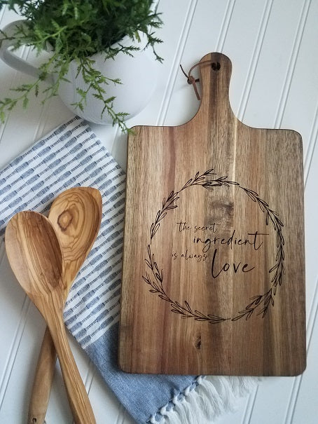The Secret Ingredient Cutting Board